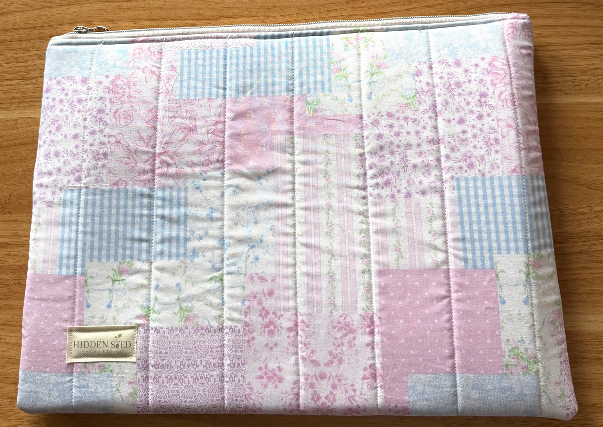 Quilted Laptop Sleeve - Vintage Patchwork