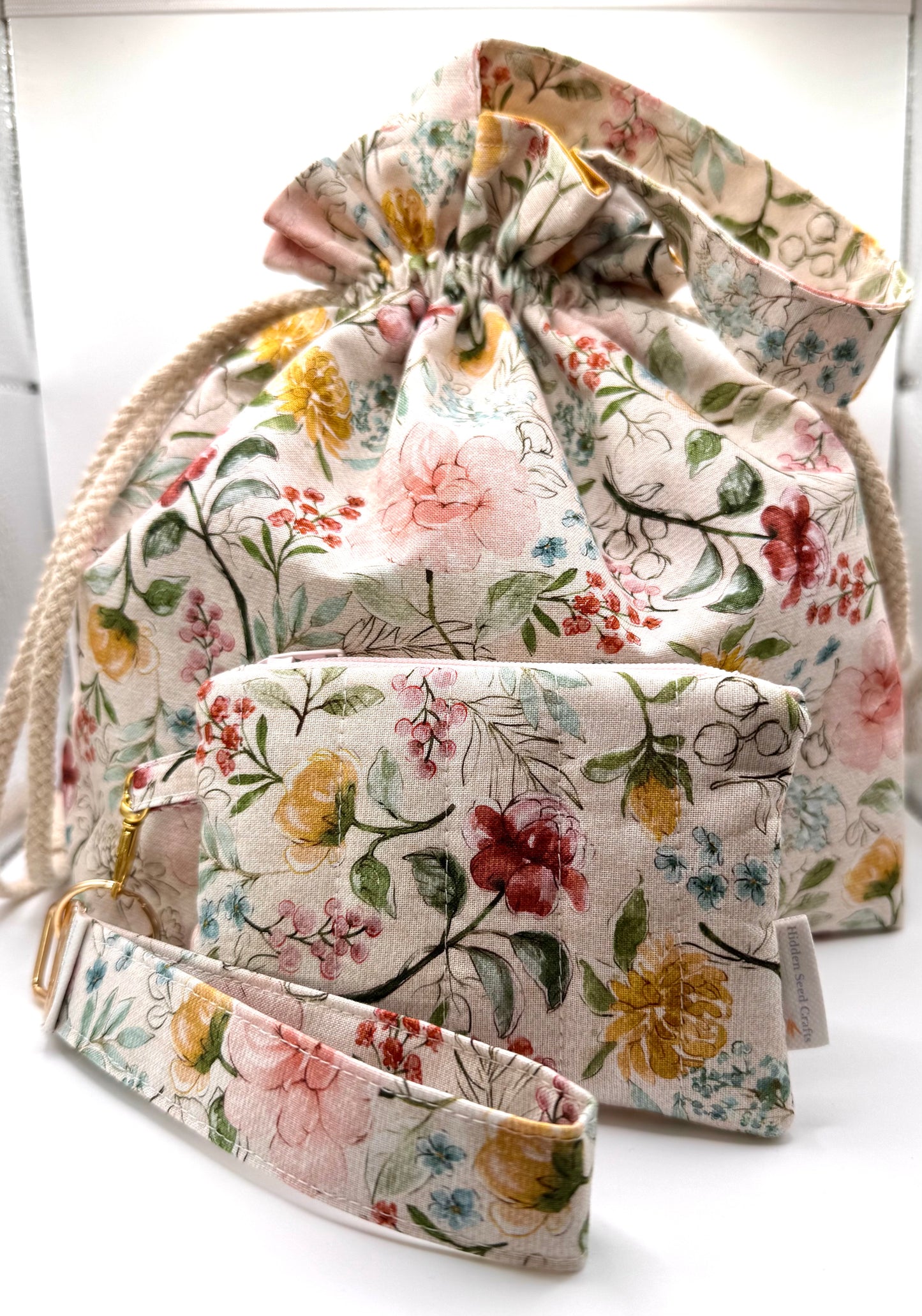 Wildflower Meadow Key Chain Wallet