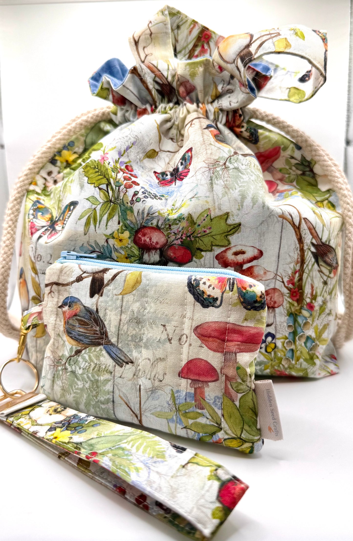 Wings of Spring Wristlet Keyfob