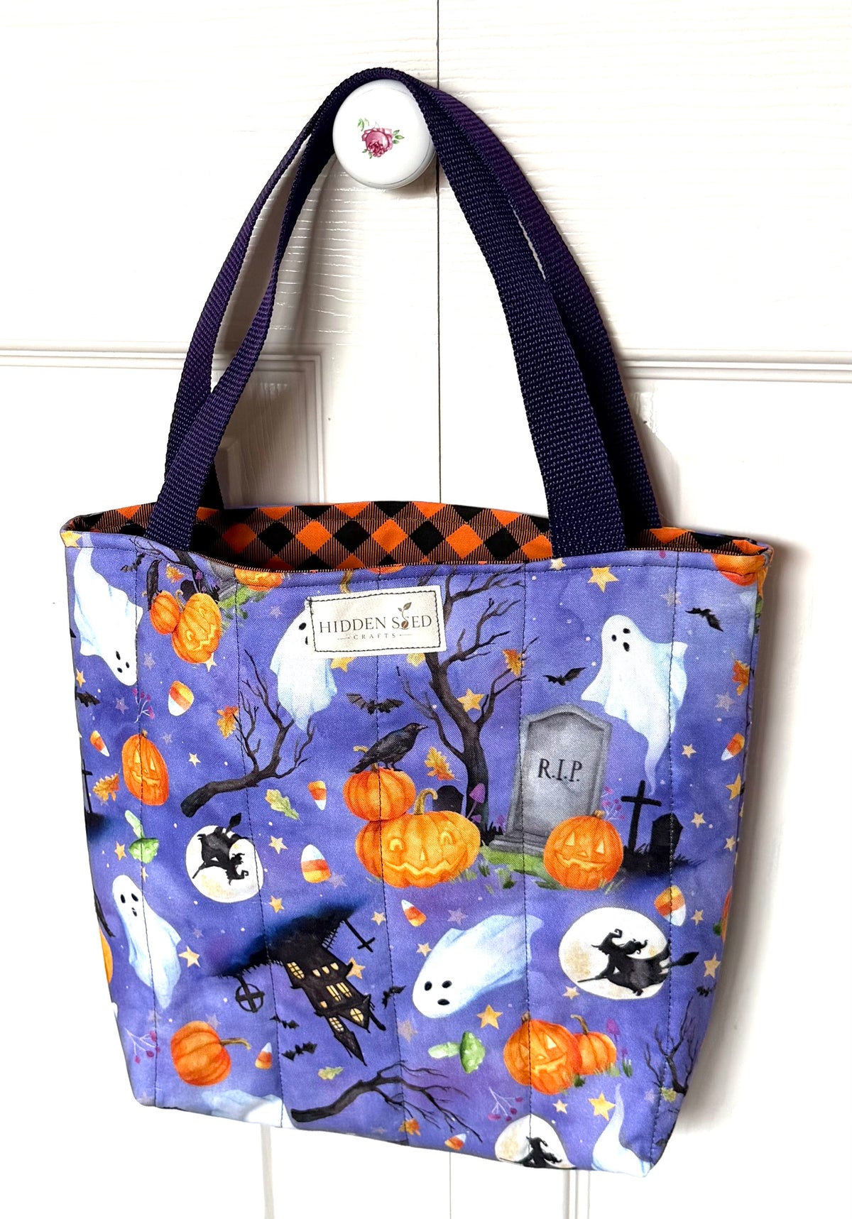 Haunted Halloween Treat Tote
