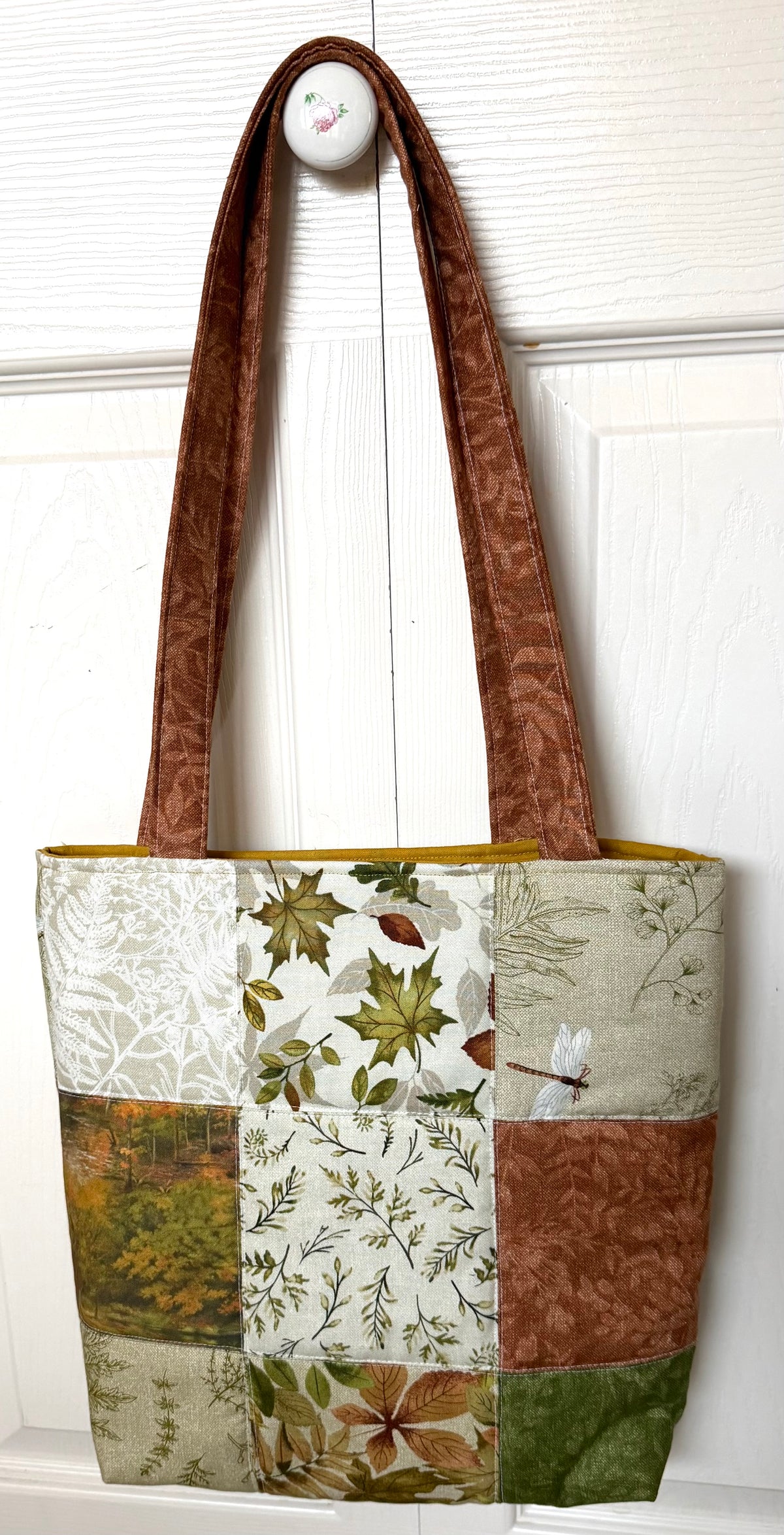 Quilted Everyday Tote - Woodland Patchwork