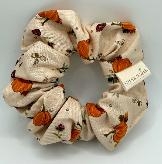 Autumn  Pumpkin Patch Scrunchie