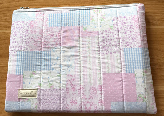 Quilted Laptop Sleeve - Vintage Patchwork