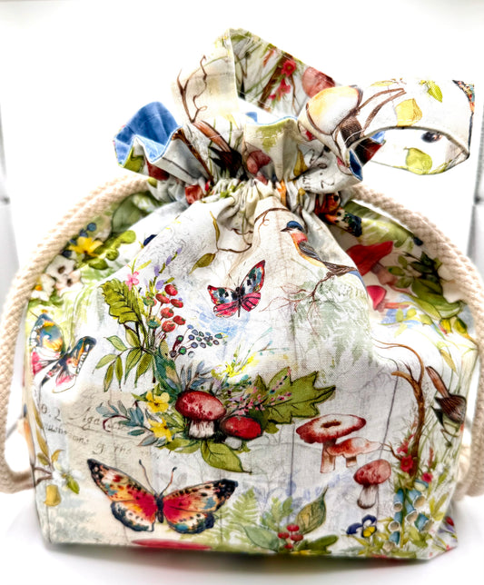Wings of Spring Drawstring Bag