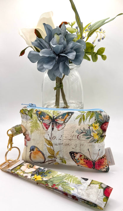 Wings of Spring Wristlet Keyfob