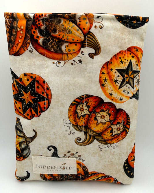 Quilted Kindle Sleeve - Harvest Elegance
