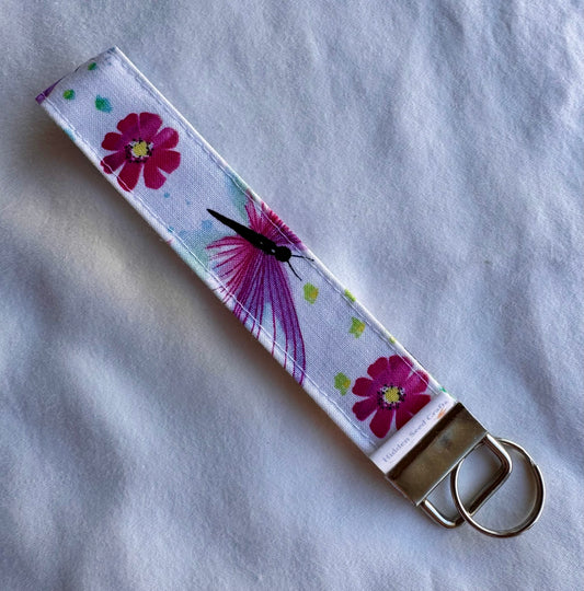 Butterfly Kisses Wristlet Keychain