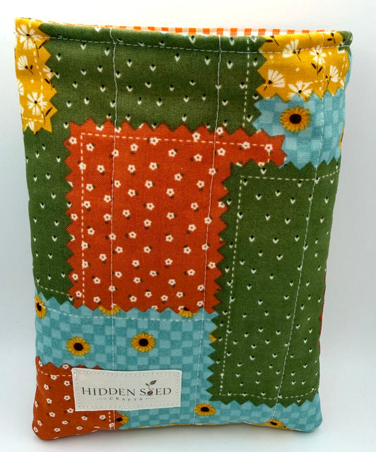 Quilted Kindle Sleeve - Sunshine Patchwork