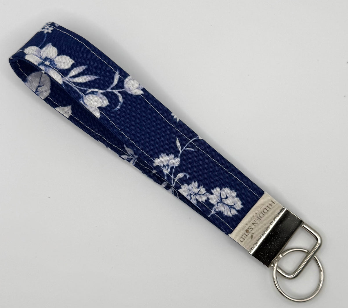 Midnight Blossoms Wristlet Keyfob
