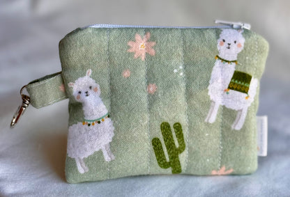 Lama Drama Keychain Wallet